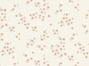 Gėlėtas audinys „Romantika“ – subtilus ir elegantiškas raštas, atitinkantis OEKO-TEX standartus